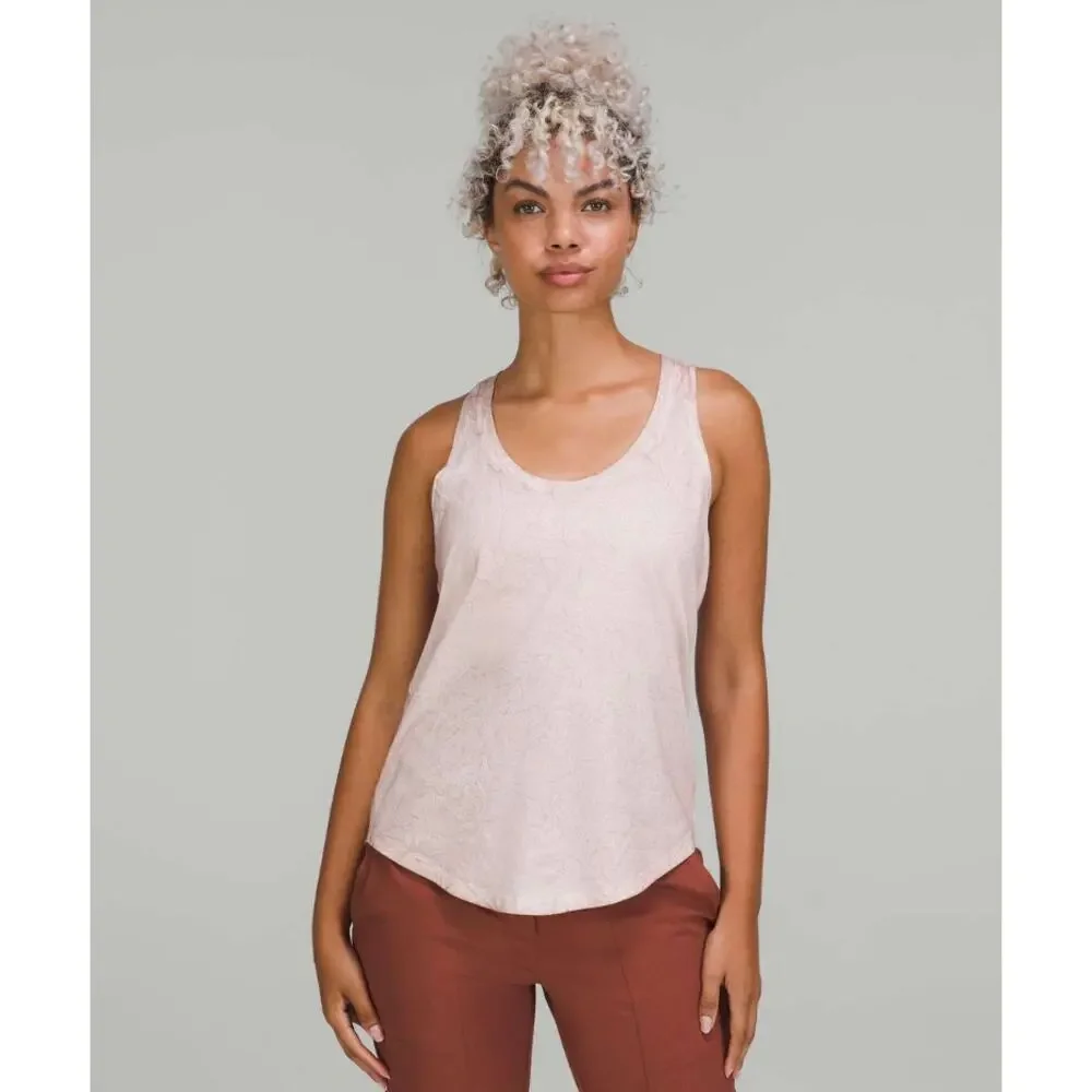 Lululemon Love Tank Top Summit Wash Smoky Topaz Size 10
